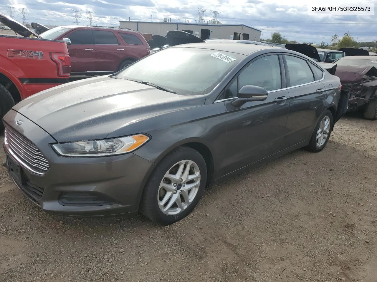 2016 Ford Fusion Se VIN: 3FA6P0H75GR325573 Lot: 75616904