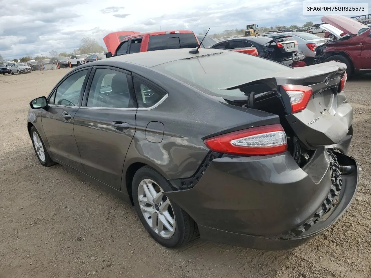 2016 Ford Fusion Se VIN: 3FA6P0H75GR325573 Lot: 75616904