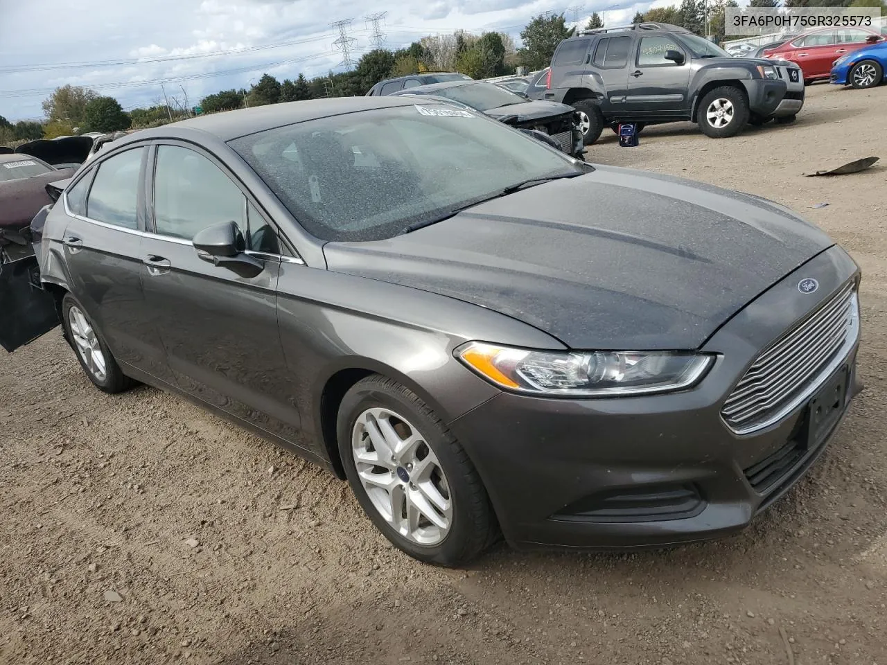 2016 Ford Fusion Se VIN: 3FA6P0H75GR325573 Lot: 75616904