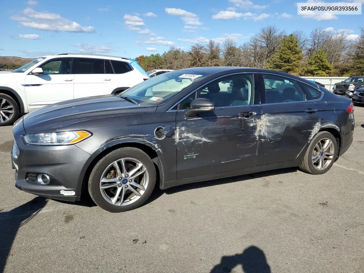 2016 Ford Fusion Titanium Phev VIN: 3FA6P0SU9GR393566 Lot: 75919854