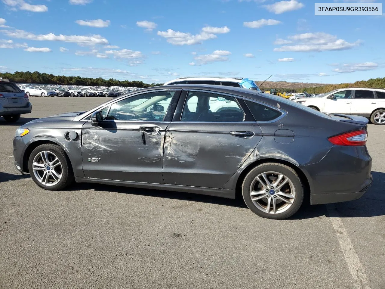 2016 Ford Fusion Titanium Phev VIN: 3FA6P0SU9GR393566 Lot: 75919854