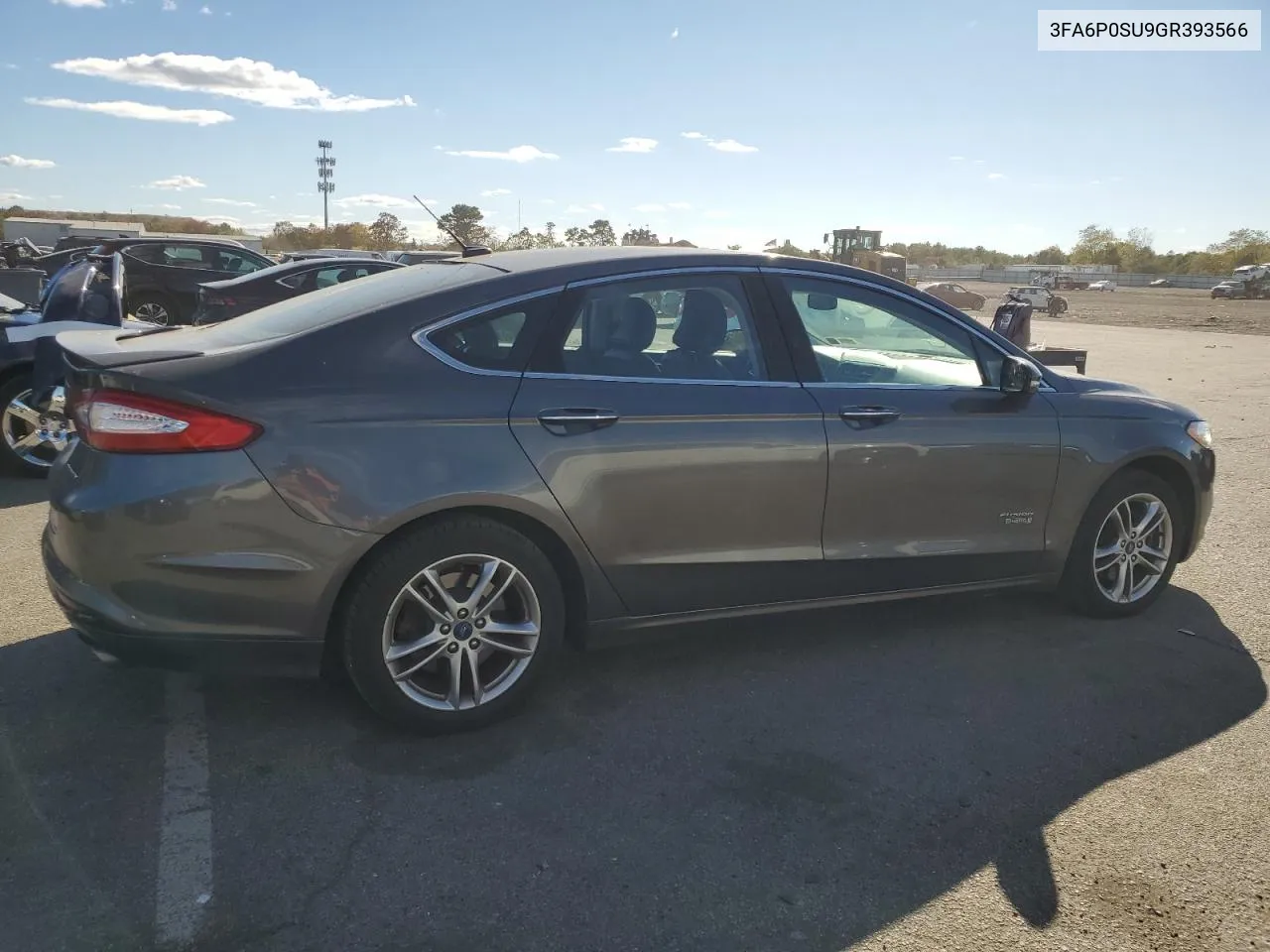 2016 Ford Fusion Titanium Phev VIN: 3FA6P0SU9GR393566 Lot: 75919854