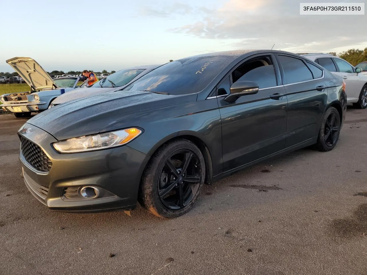 2016 Ford Fusion Se VIN: 3FA6P0H73GR211510 Lot: 76071814