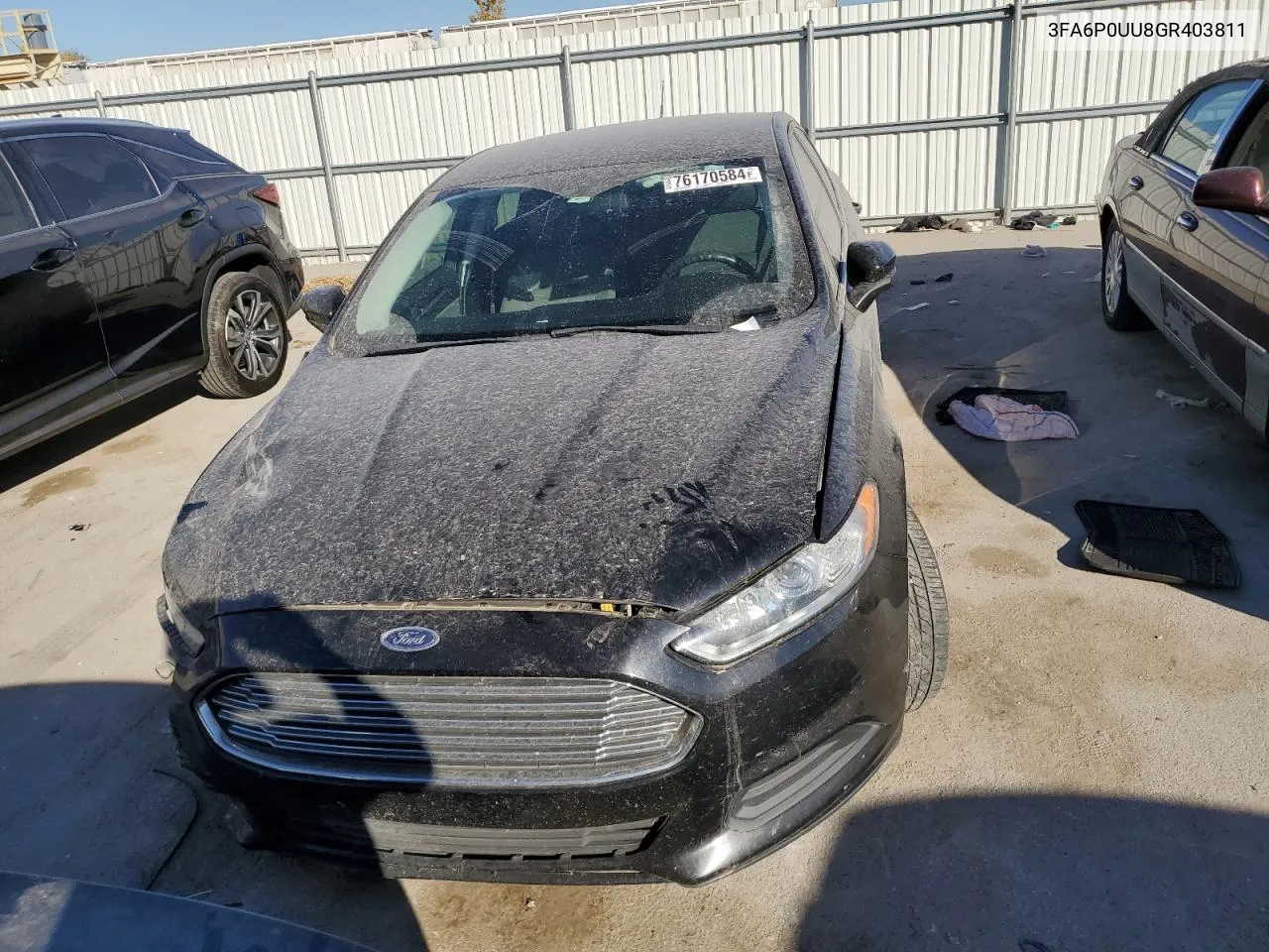 3FA6P0UU8GR403811 2016 Ford Fusion S Hybrid