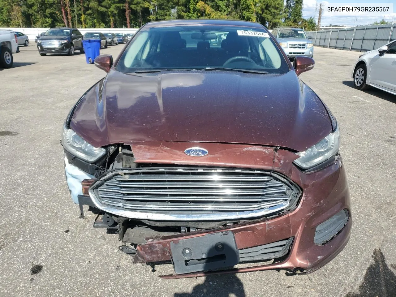 2016 Ford Fusion Se VIN: 3FA6P0H79GR235567 Lot: 76332044