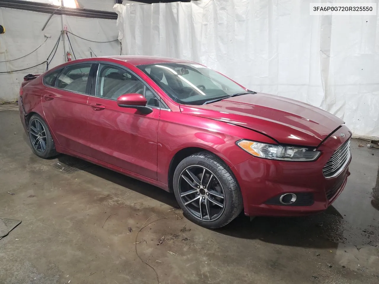 2016 Ford Fusion S VIN: 3FA6P0G72GR325550 Lot: 77278294