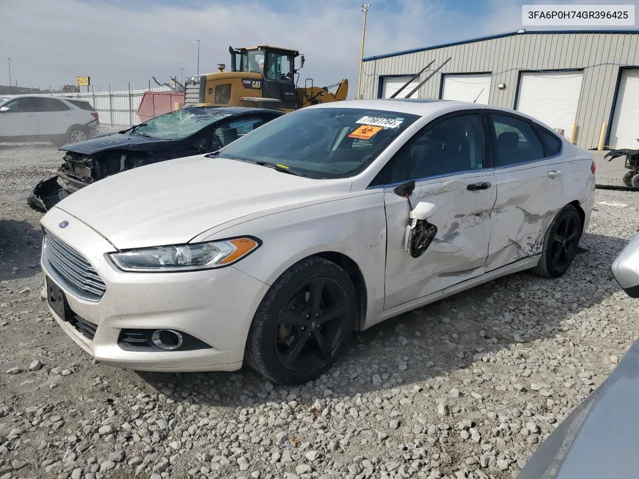 2016 Ford Fusion Se VIN: 3FA6P0H74GR396425 Lot: 77661764