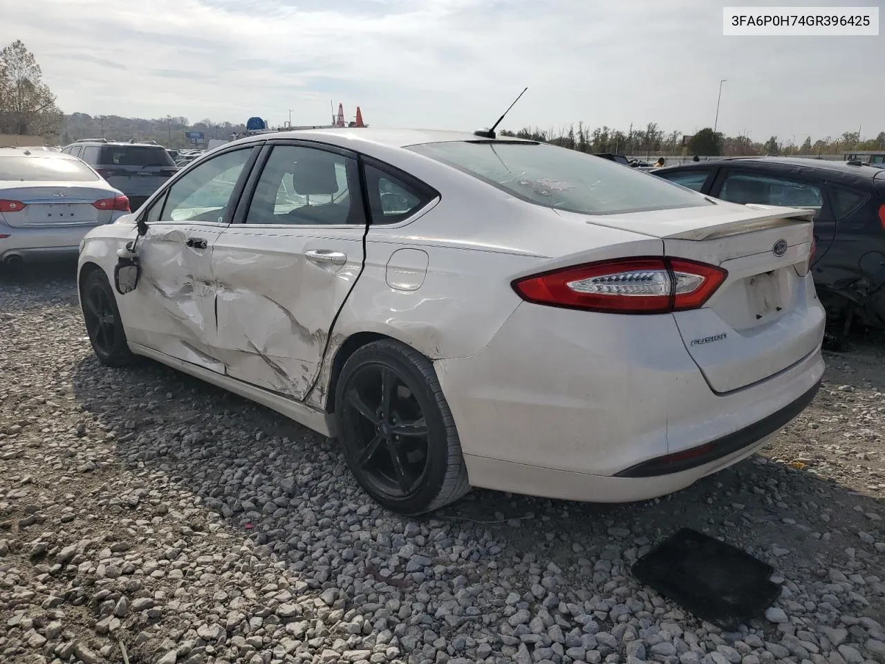 2016 Ford Fusion Se VIN: 3FA6P0H74GR396425 Lot: 77661764