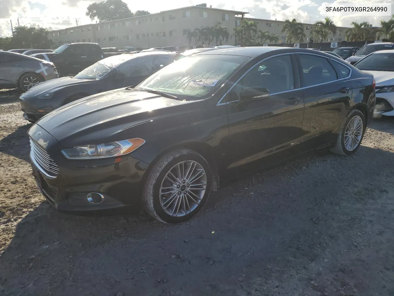 2016 Ford Fusion Se VIN: 3FA6P0T9XGR264990 Lot: 77706134