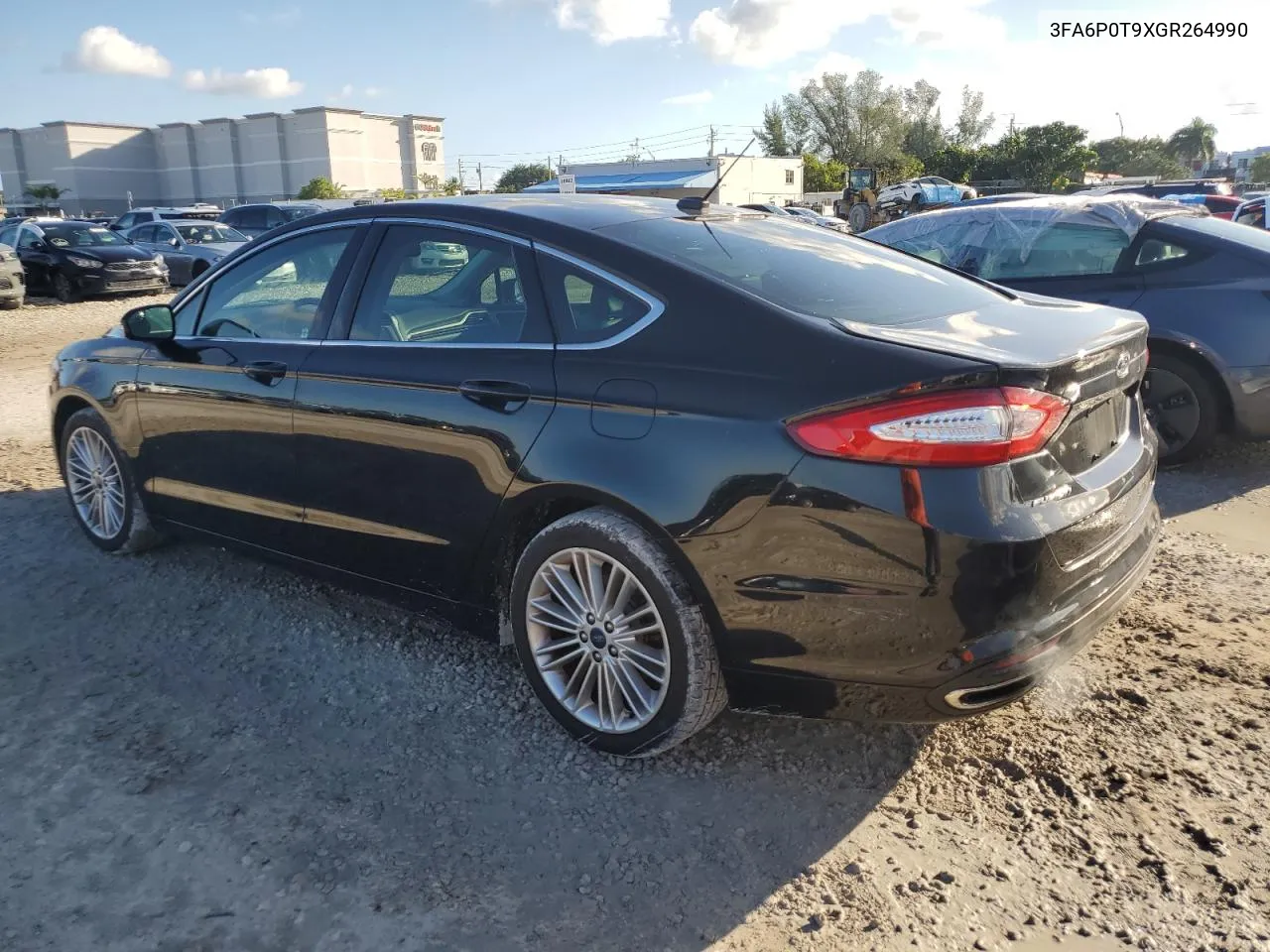 2016 Ford Fusion Se VIN: 3FA6P0T9XGR264990 Lot: 77706134