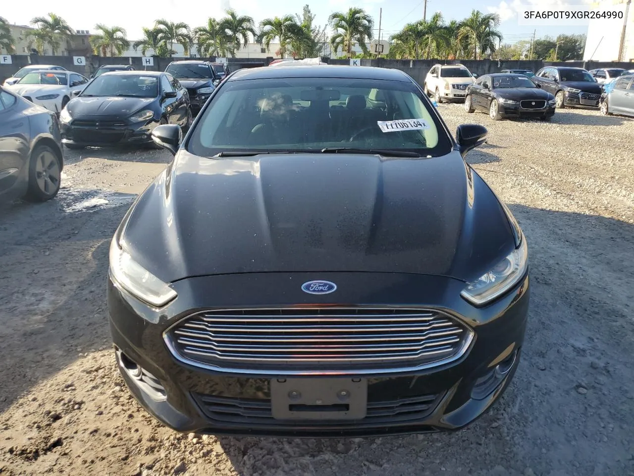 2016 Ford Fusion Se VIN: 3FA6P0T9XGR264990 Lot: 77706134