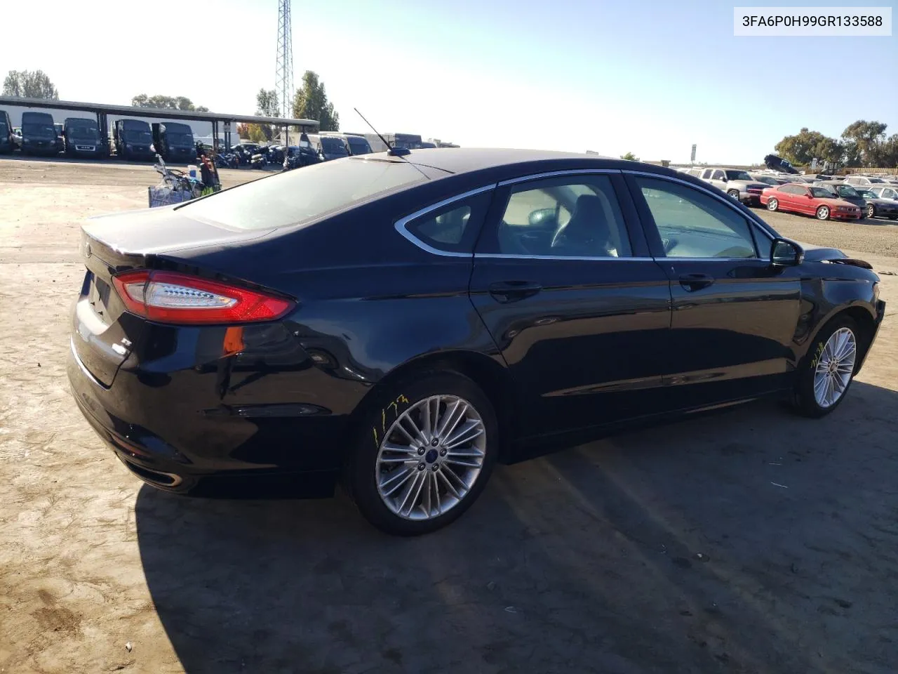 2016 Ford Fusion Se VIN: 3FA6P0H99GR133588 Lot: 77771624