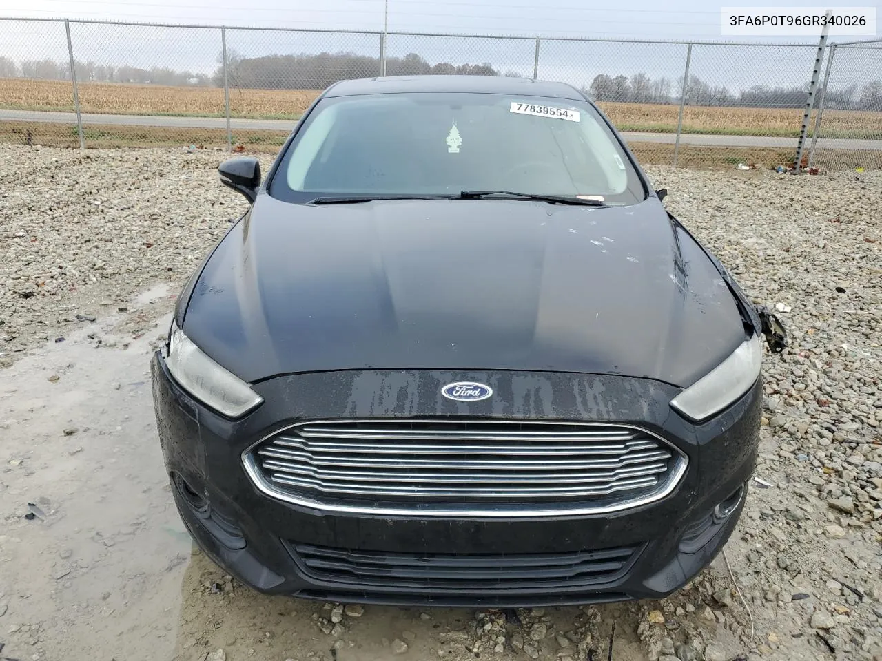 2016 Ford Fusion Se VIN: 3FA6P0T96GR340026 Lot: 77839554