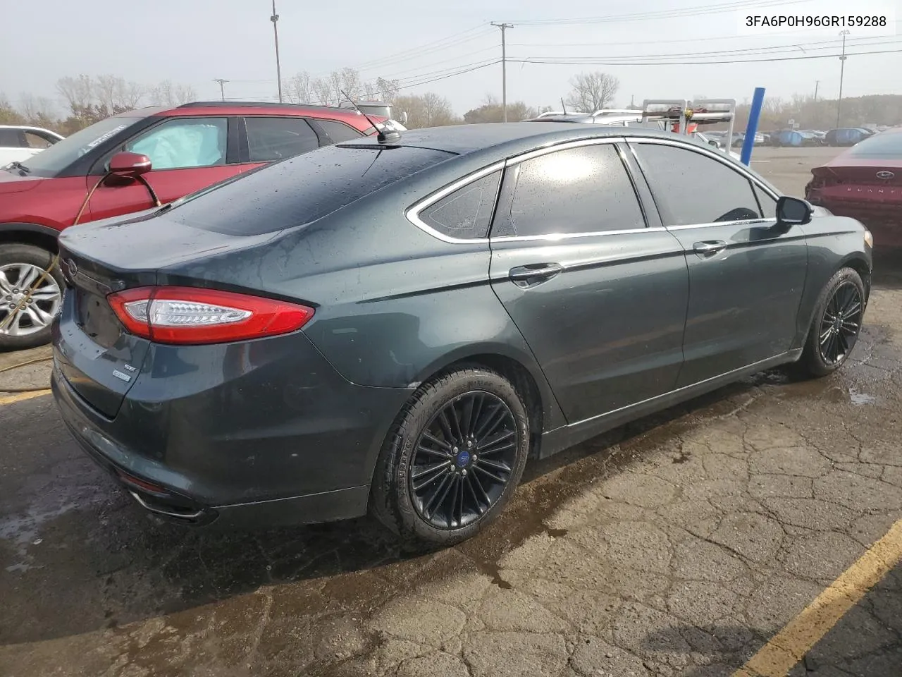 2016 Ford Fusion Se VIN: 3FA6P0H96GR159288 Lot: 77999664