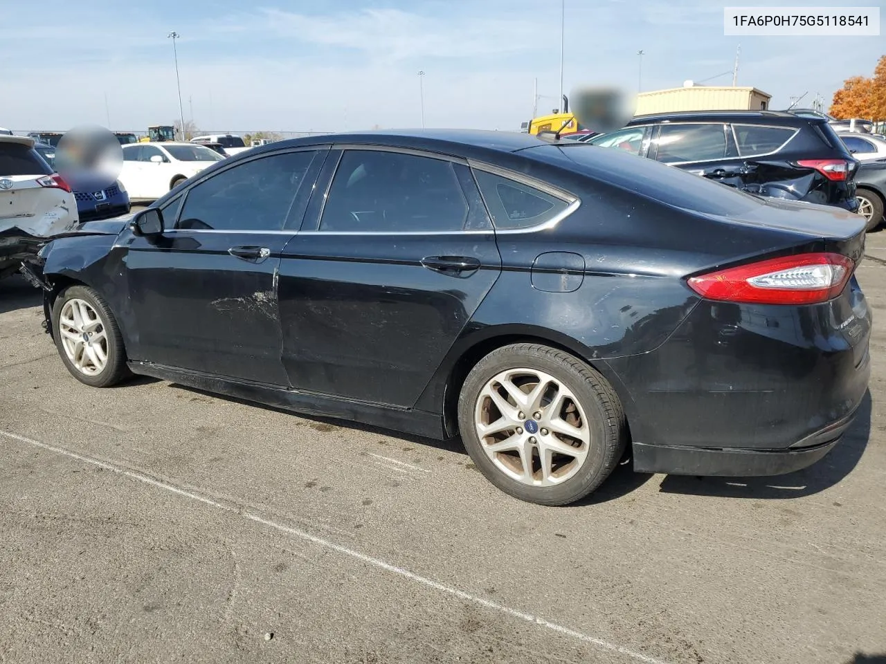 2016 Ford Fusion Se VIN: 1FA6P0H75G5118541 Lot: 78210254