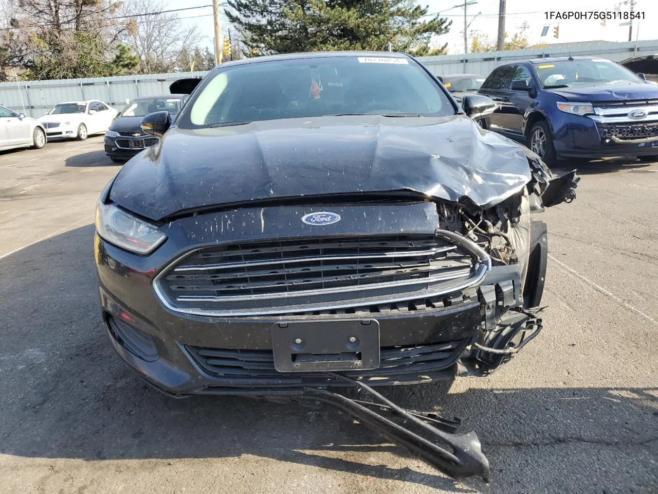 2016 Ford Fusion Se VIN: 1FA6P0H75G5118541 Lot: 78210254