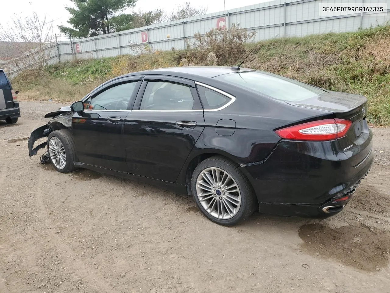 2016 Ford Fusion Se VIN: 3FA6P0T99GR167375 Lot: 78383374