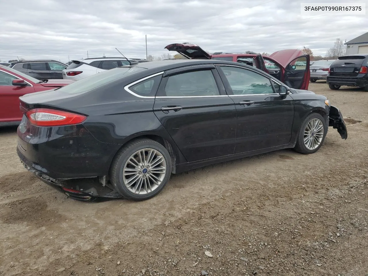 2016 Ford Fusion Se VIN: 3FA6P0T99GR167375 Lot: 78383374