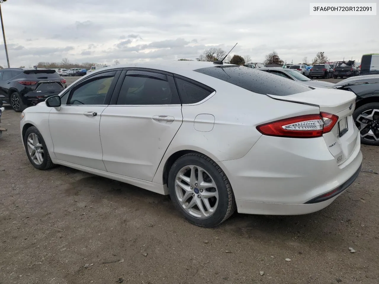 2016 Ford Fusion Se VIN: 3FA6P0H72GR122091 Lot: 78402694