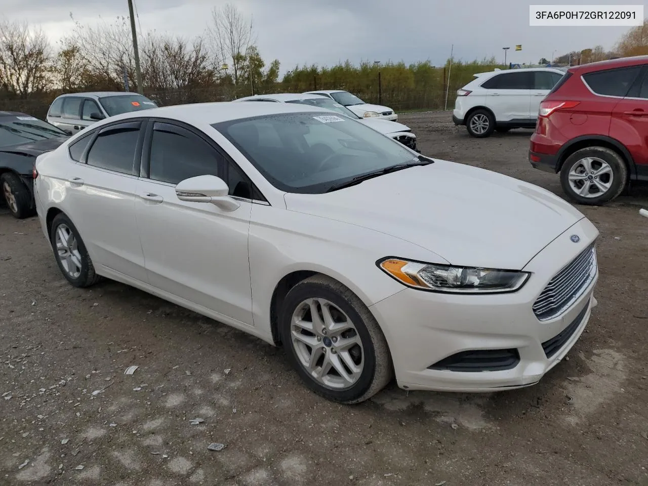 2016 Ford Fusion Se VIN: 3FA6P0H72GR122091 Lot: 78402694