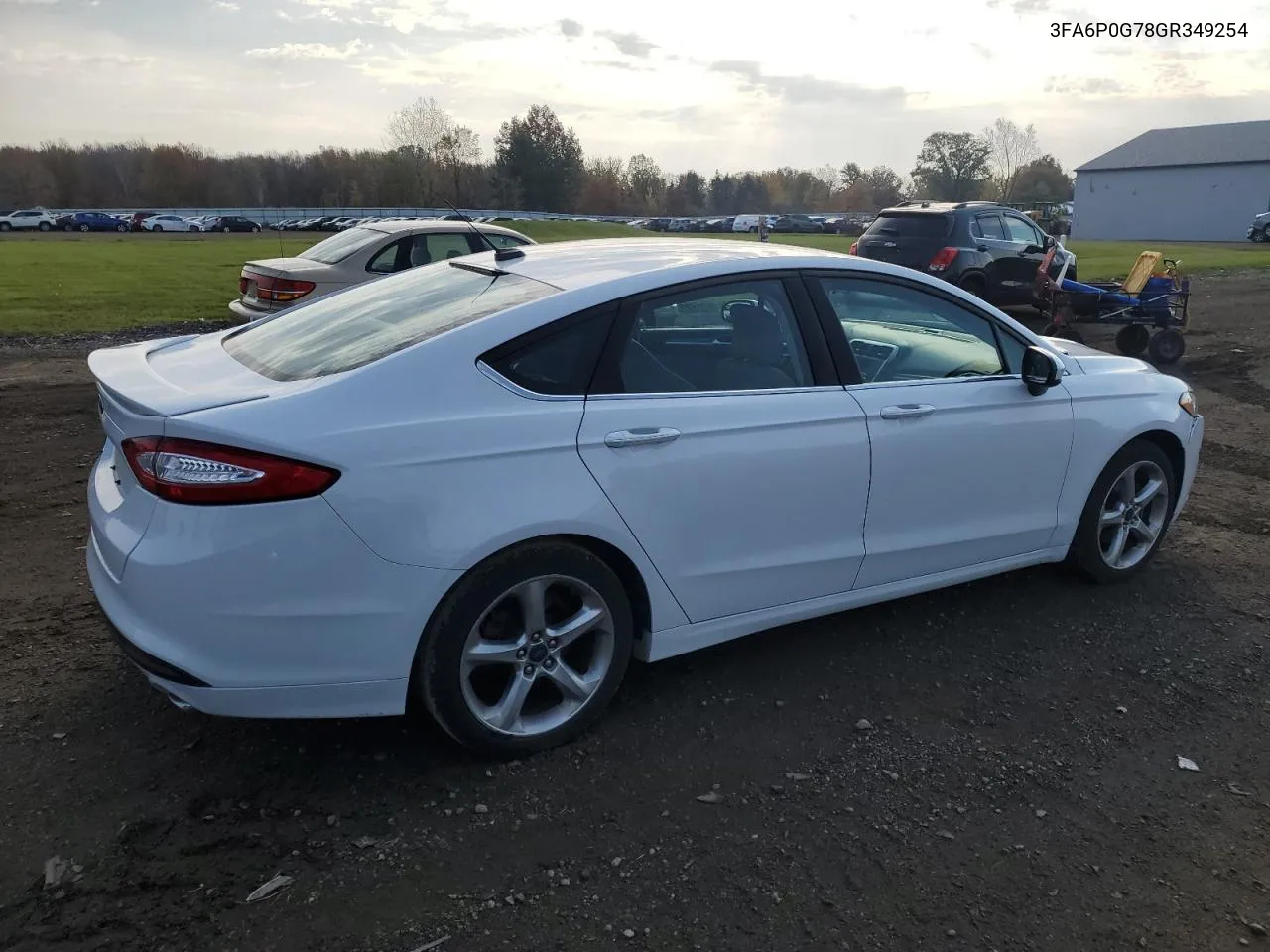 2016 Ford Fusion S VIN: 3FA6P0G78GR349254 Lot: 78405024