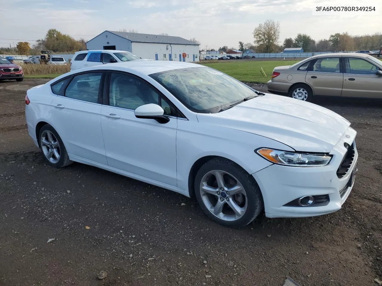 2016 Ford Fusion S VIN: 3FA6P0G78GR349254 Lot: 78405024