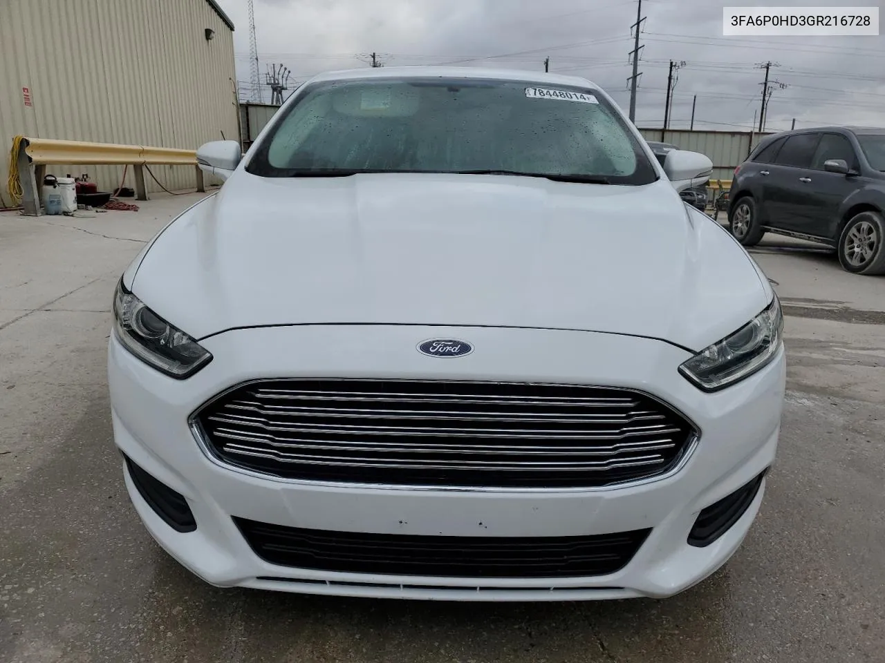 3FA6P0HD3GR216728 2016 Ford Fusion Se