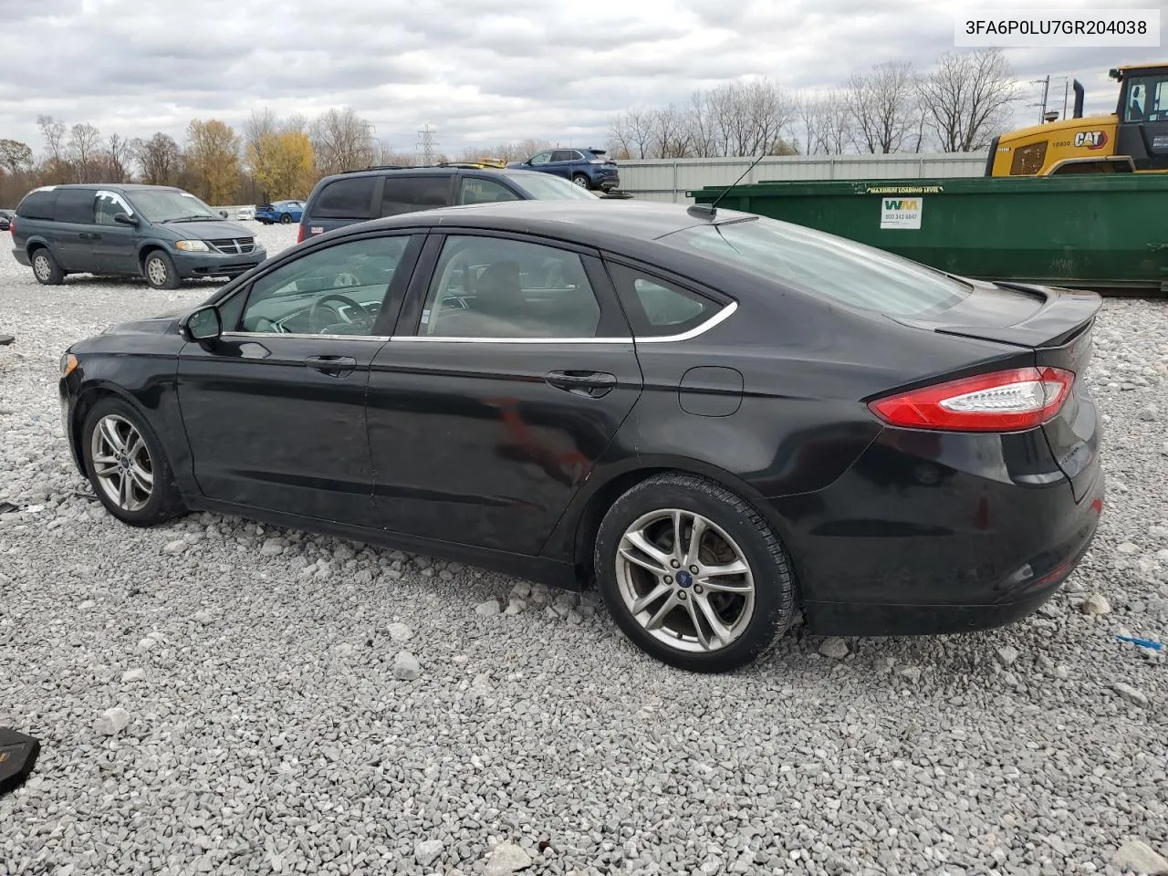 2016 Ford Fusion Se Hybrid VIN: 3FA6P0LU7GR204038 Lot: 78830014