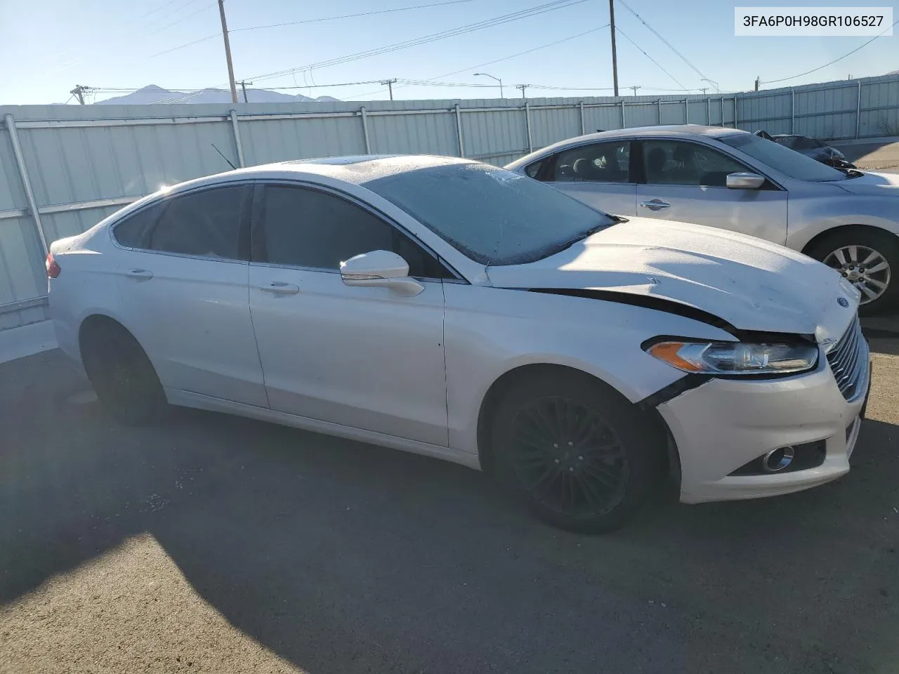 2016 Ford Fusion Se VIN: 3FA6P0H98GR106527 Lot: 79007874