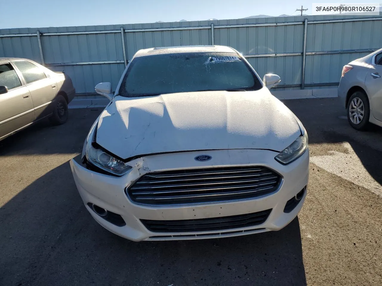 2016 Ford Fusion Se VIN: 3FA6P0H98GR106527 Lot: 79007874