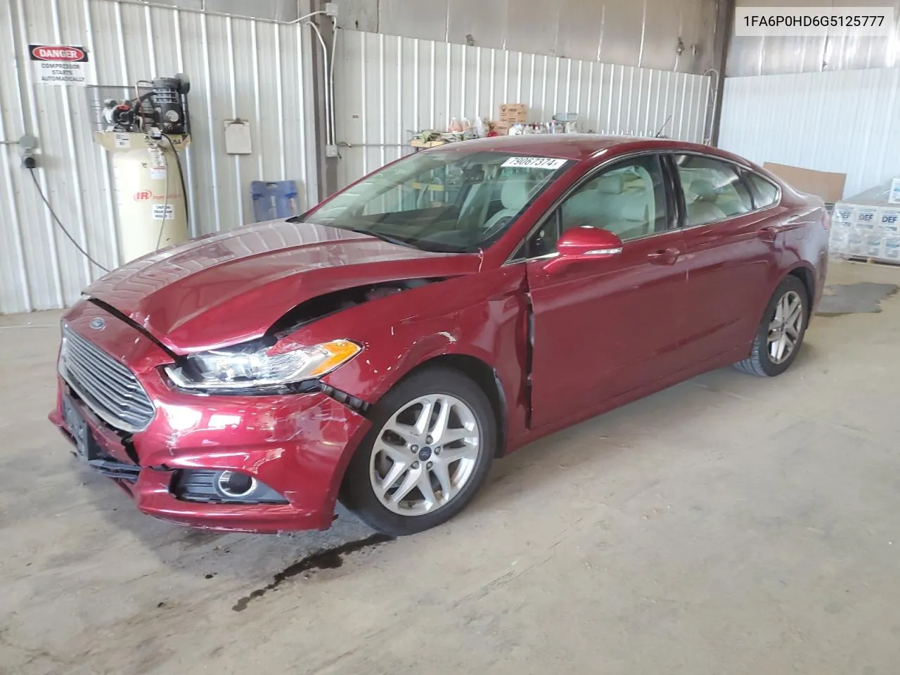 1FA6P0HD6G5125777 2016 Ford Fusion Se