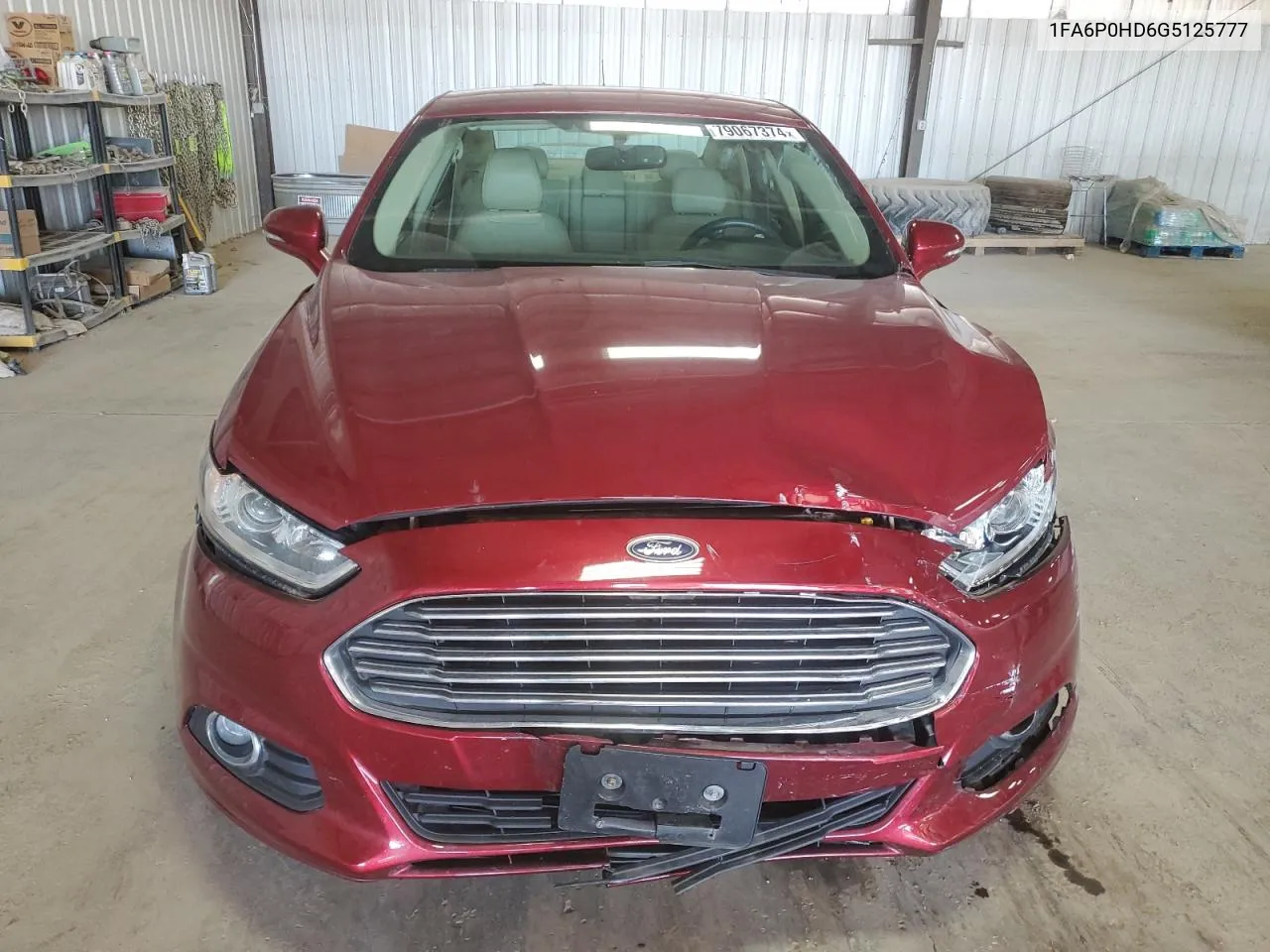 1FA6P0HD6G5125777 2016 Ford Fusion Se