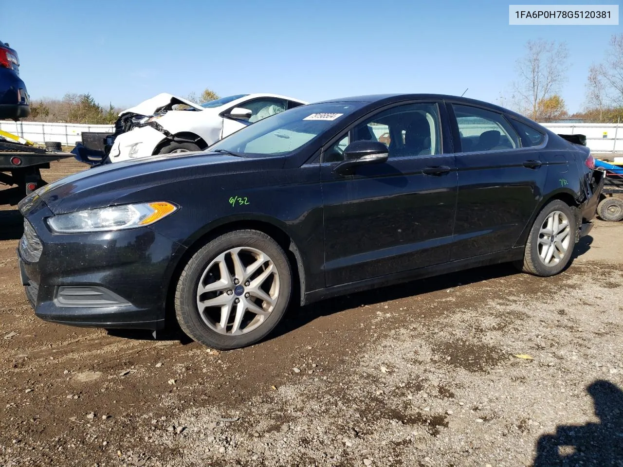 2016 Ford Fusion Se VIN: 1FA6P0H78G5120381 Lot: 79198504