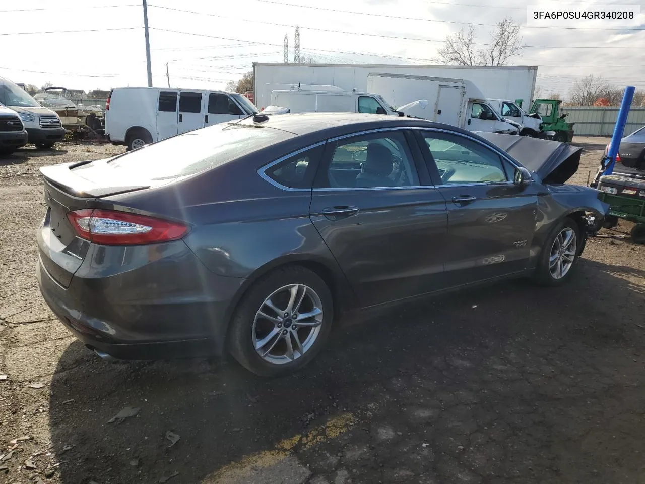 2016 Ford Fusion Titanium Phev VIN: 3FA6P0SU4GR340208 Lot: 79401914