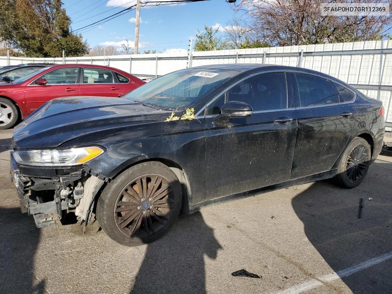 2016 Ford Fusion Se VIN: 3FA6P0HD7GR112369 Lot: 79419844