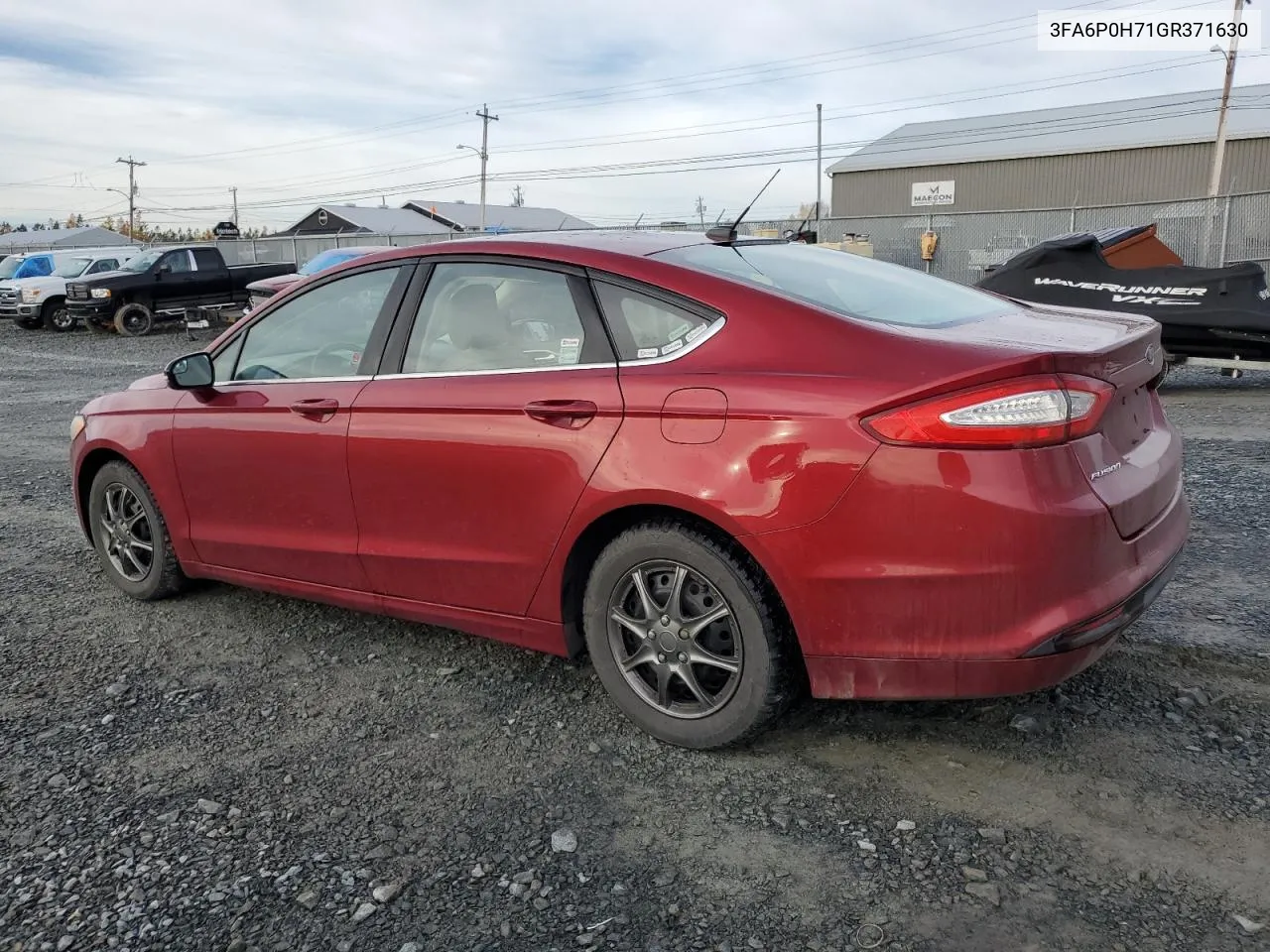 2016 Ford Fusion Se VIN: 3FA6P0H71GR371630 Lot: 79503374