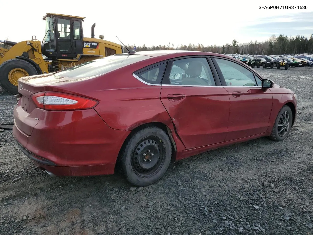 2016 Ford Fusion Se VIN: 3FA6P0H71GR371630 Lot: 79503374