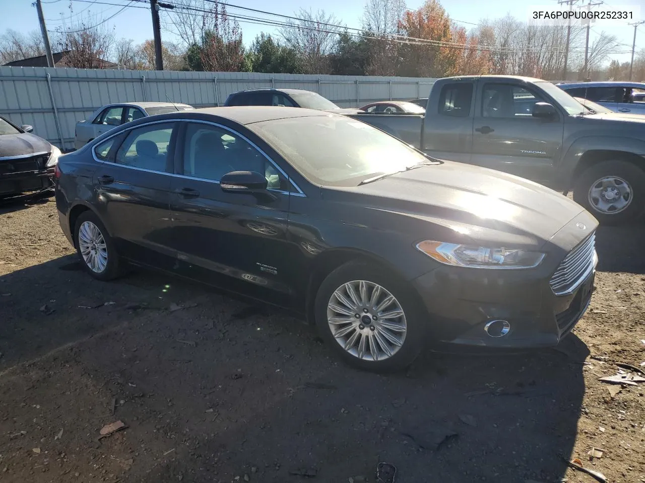 2016 Ford Fusion Se Phev VIN: 3FA6P0PU0GR252331 Lot: 79676554