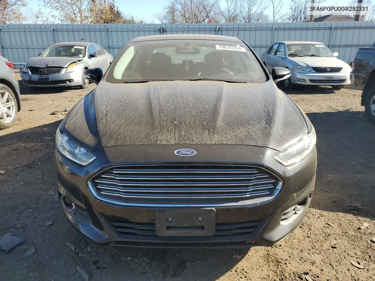 2016 Ford Fusion Se Phev VIN: 3FA6P0PU0GR252331 Lot: 79676554