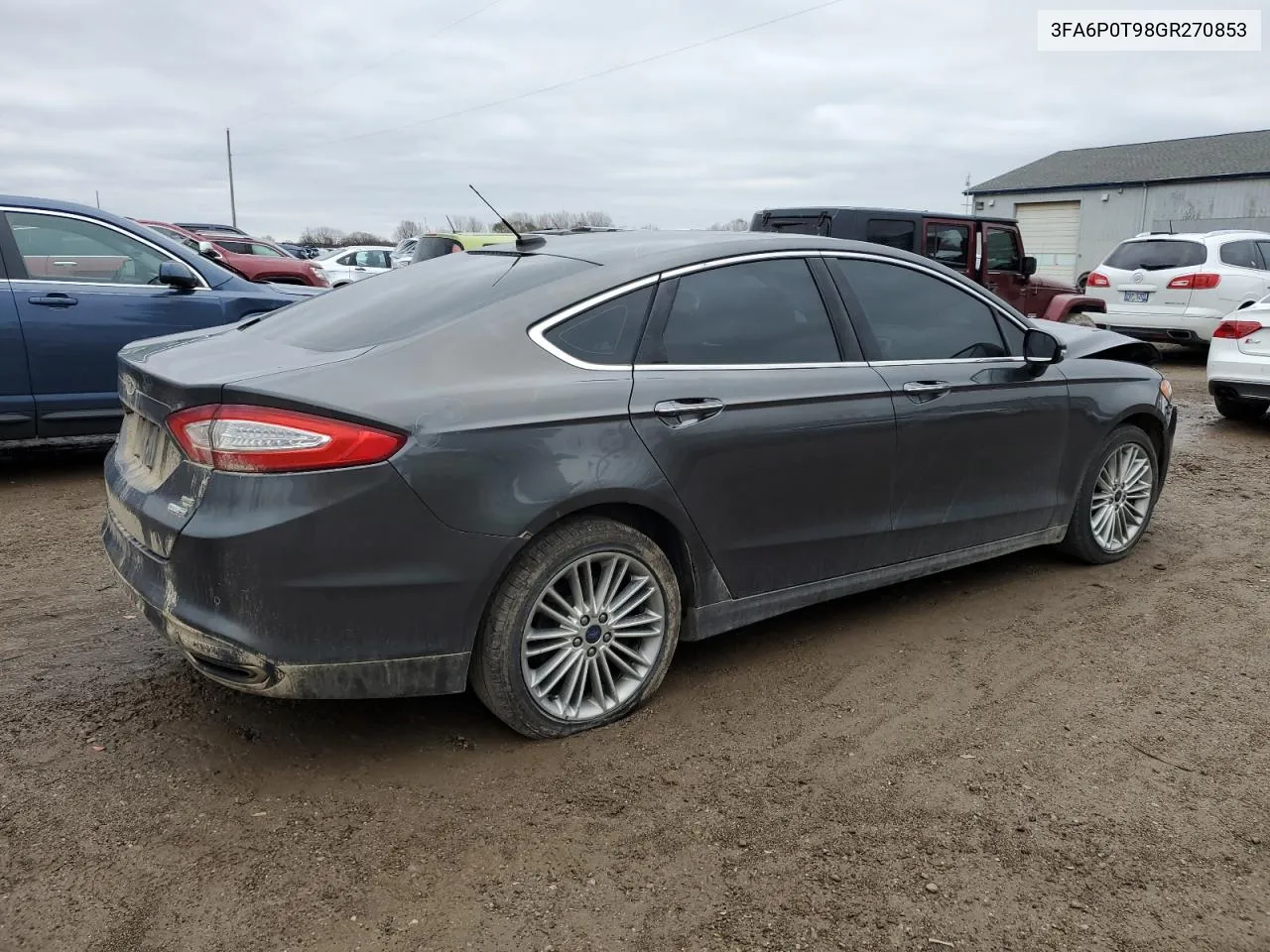 2016 Ford Fusion Se VIN: 3FA6P0T98GR270853 Lot: 79720054