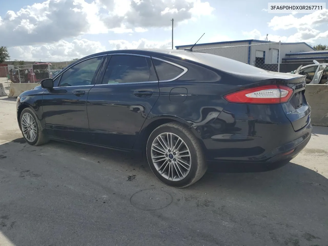 2016 Ford Fusion Se VIN: 3FA6P0HDXGR267711 Lot: 79764984