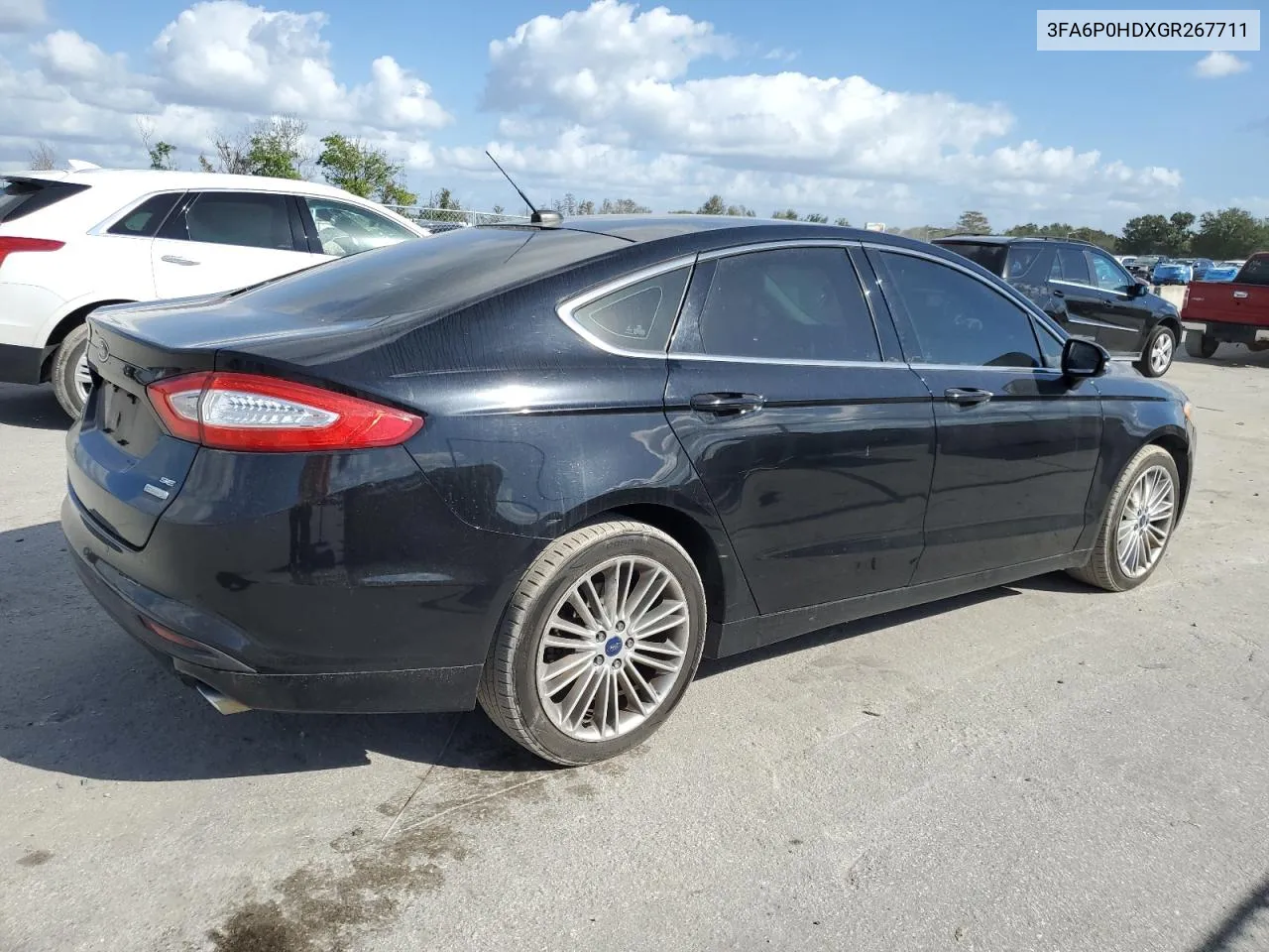 2016 Ford Fusion Se VIN: 3FA6P0HDXGR267711 Lot: 79764984