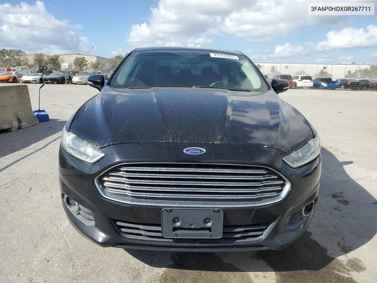 2016 Ford Fusion Se VIN: 3FA6P0HDXGR267711 Lot: 79764984