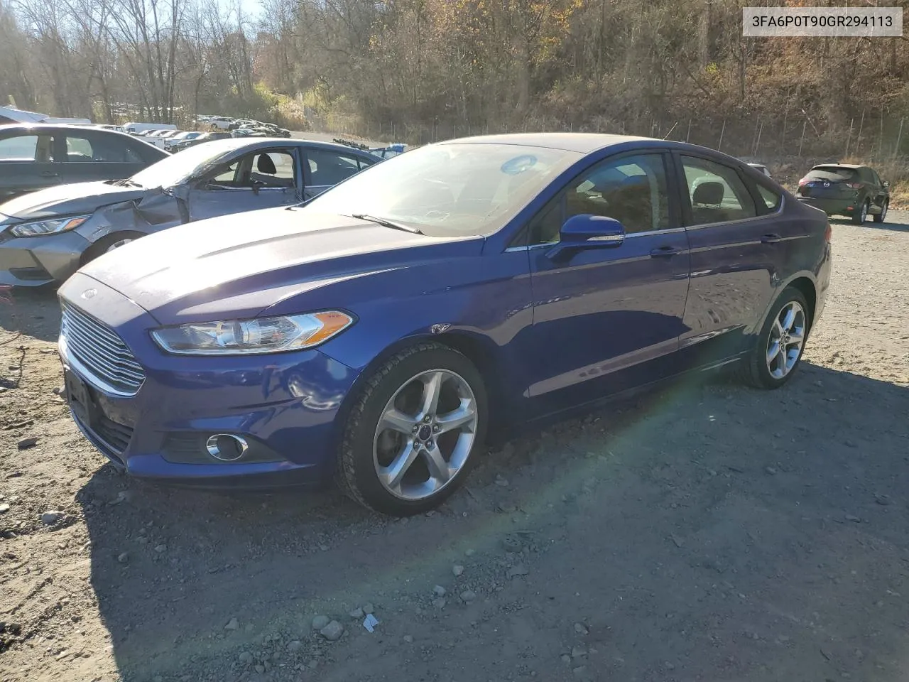 2016 Ford Fusion Se VIN: 3FA6P0T90GR294113 Lot: 79915474