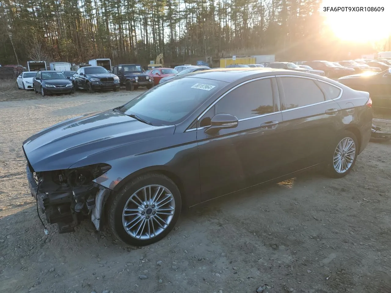 3FA6P0T9XGR108609 2016 Ford Fusion Se