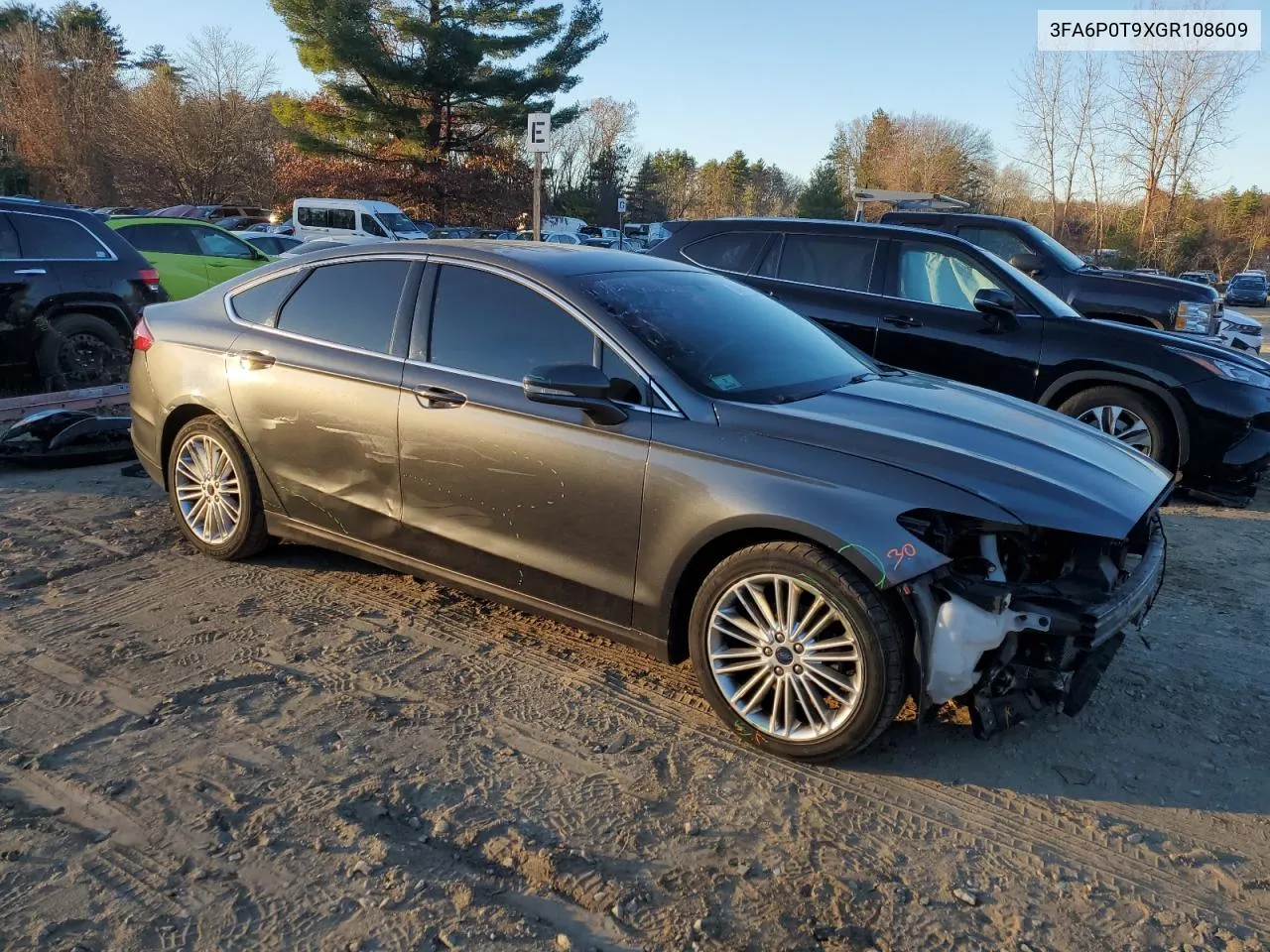 3FA6P0T9XGR108609 2016 Ford Fusion Se