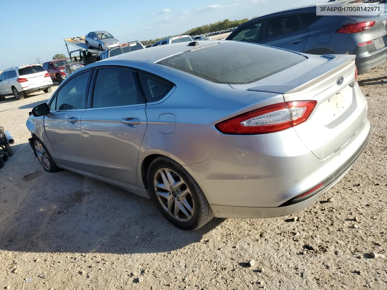 2016 Ford Fusion Se VIN: 3FA6P0H70GR142971 Lot: 80272034