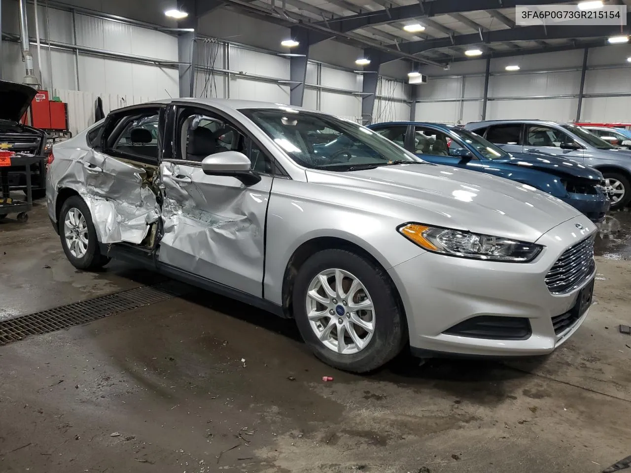 2016 Ford Fusion S VIN: 3FA6P0G73GR215154 Lot: 80787764