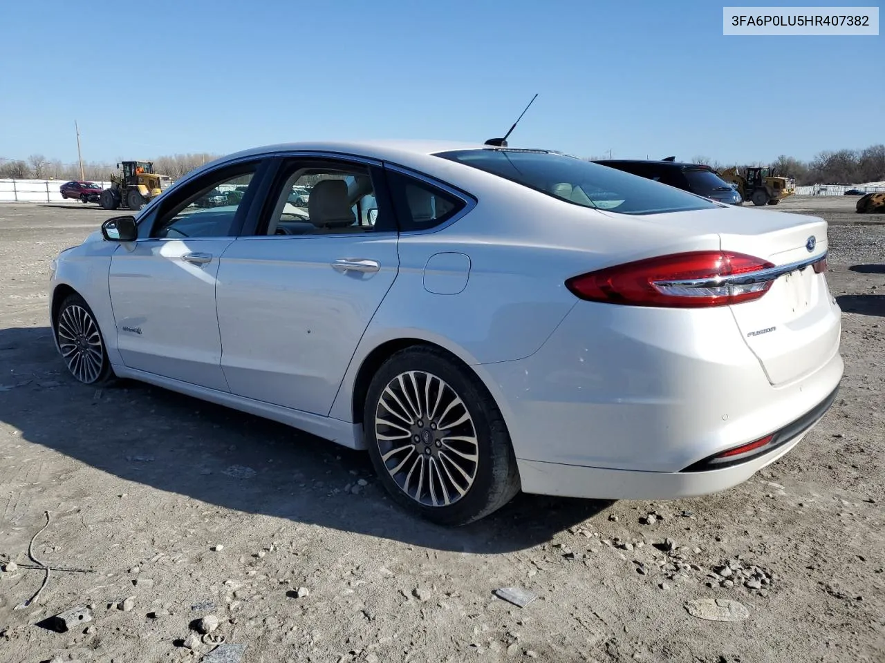 2017 Ford Fusion Se Hybrid VIN: 3FA6P0LU5HR407382 Lot: 45960974