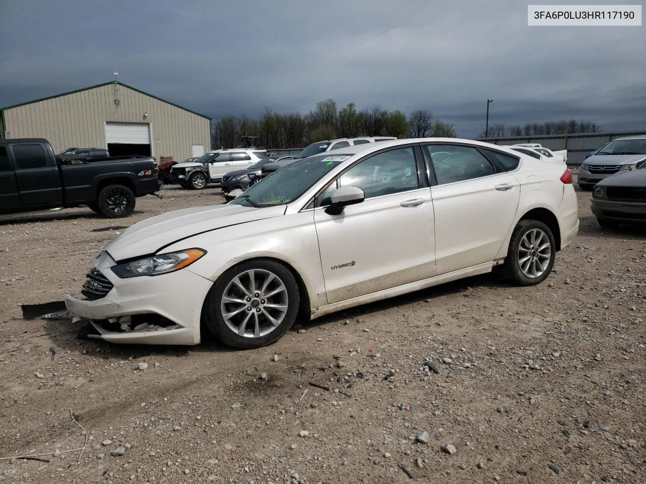 2017 Ford Fusion Se Hybrid VIN: 3FA6P0LU3HR117190 Lot: 48920114